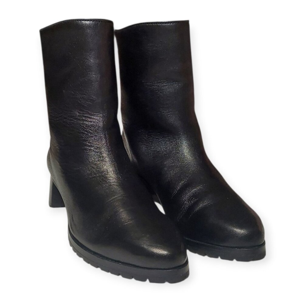 Robert Zur Emili Bootie Black True Glove Leather Womens US 6M